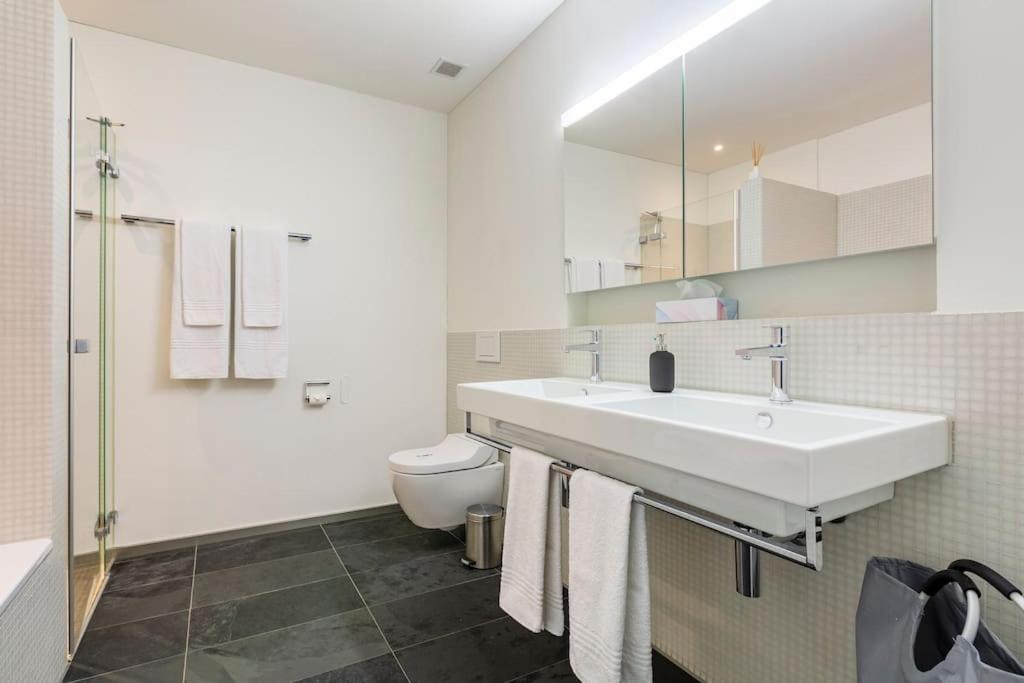 Luxus Wohnung Mit Garten Цюрих Экстерьер фото