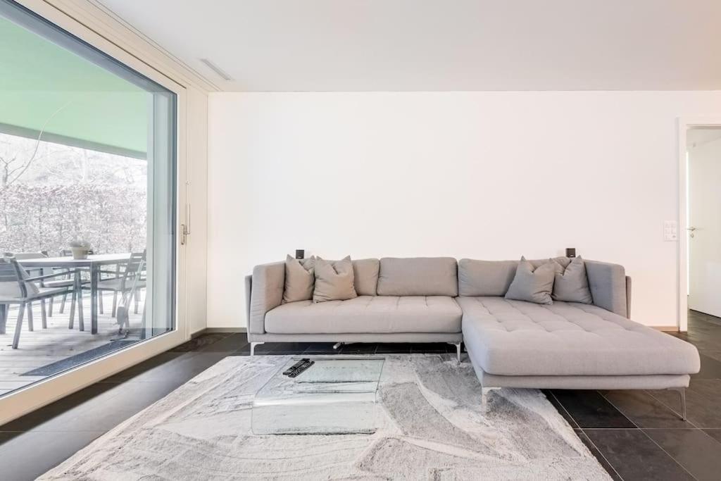 Luxus Wohnung Mit Garten Цюрих Экстерьер фото