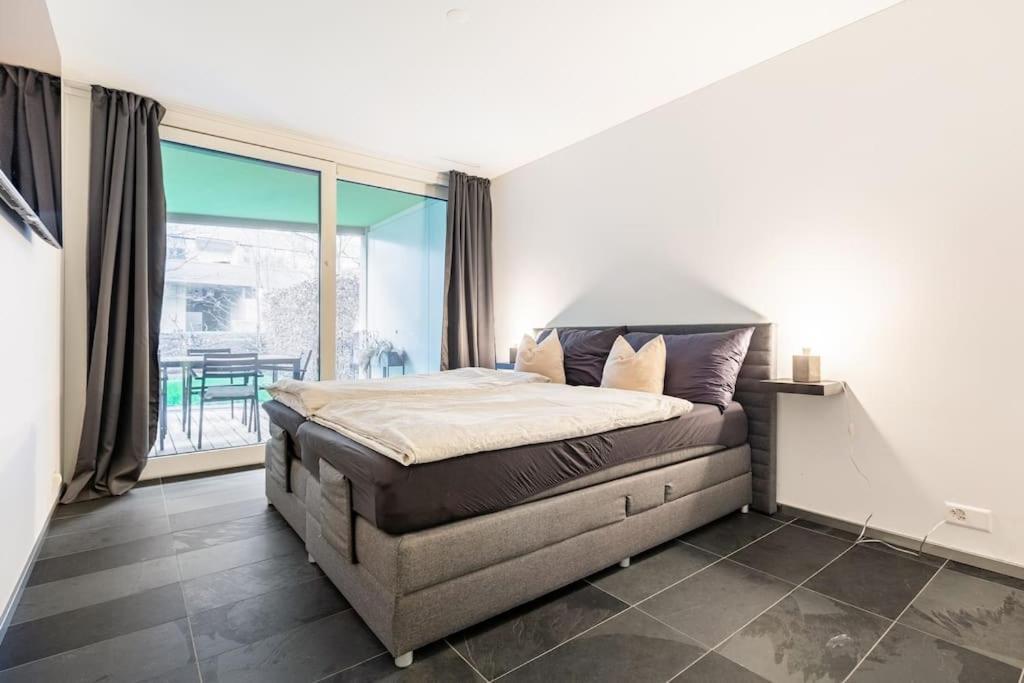 Luxus Wohnung Mit Garten Цюрих Экстерьер фото