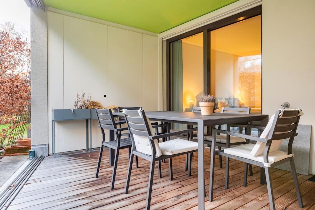 Luxus Wohnung Mit Garten Цюрих Экстерьер фото